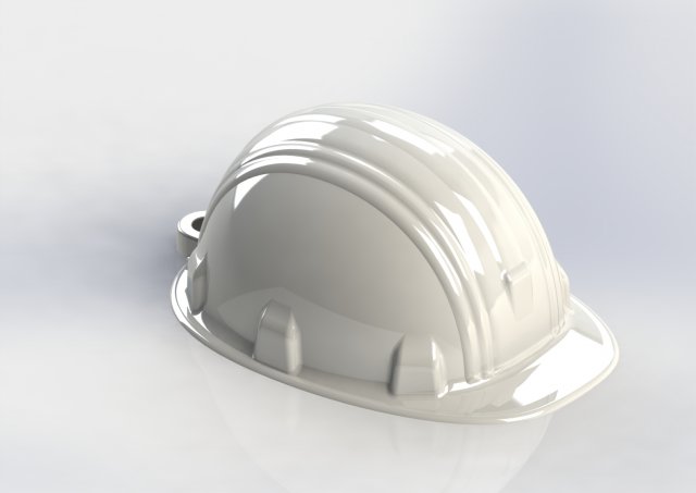 SAFETY HELMET - HARD HAT - SAFETY CAP HELMET KEYRING 3D Модель .c4d .max .obj .3ds .fbx .stl .blend 