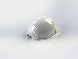 SAFETY HELMET - HARD HAT - SAFETY CAP HELMET KEYRING 3D Модель