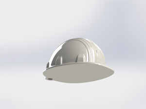 SAFETY HELMET - HARD HAT - SAFETY CAP HELMET KEYRING 3D Модель