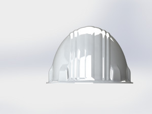 SAFETY HELMET - HARD HAT - CAP HELMET REAL SIZE MODEL 3D Modell