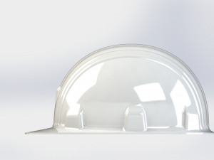 SAFETY HELMET - HARD HAT - CAP HELMET REAL SIZE MODEL 3D Modell