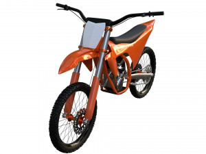 Motorcycle dirt bike 3D Model