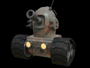 Stylized Tank 3D Model