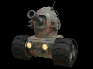 Stylized Tank 3D Model