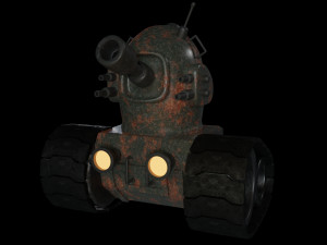 Stylized Tank 3D Model