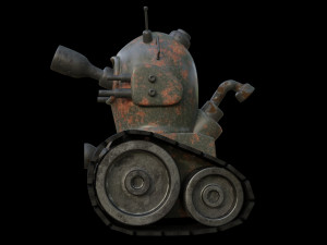 Stylized Tank 3D Model