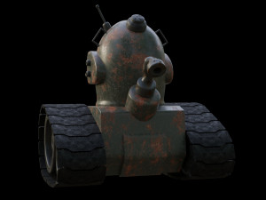 Stylized Tank 3D Model