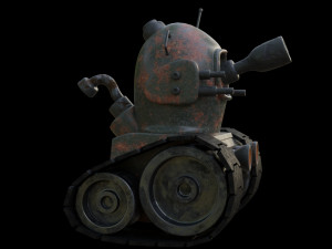 Stylized Tank 3D Model