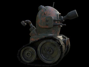 Stylized Tank 3D Model