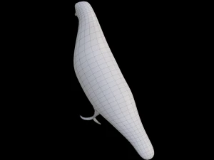 Pigeon Low-poly 3D Model