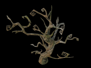 Spooky Tree Low-poly 3D Модель