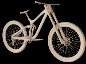 Mountain Bike MTB bicycle downhill Low-poly 3D Model