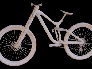 Mountain Bike MTB bicycle downhill Low-poly Modelo 3D