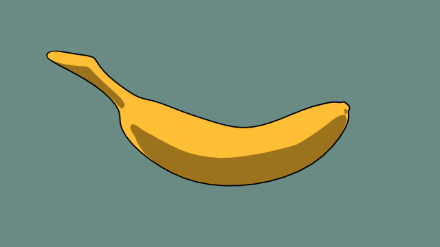 Stylized anime banana Modèle 3D .c4d .max .obj .3ds .fbx .stl .blend 