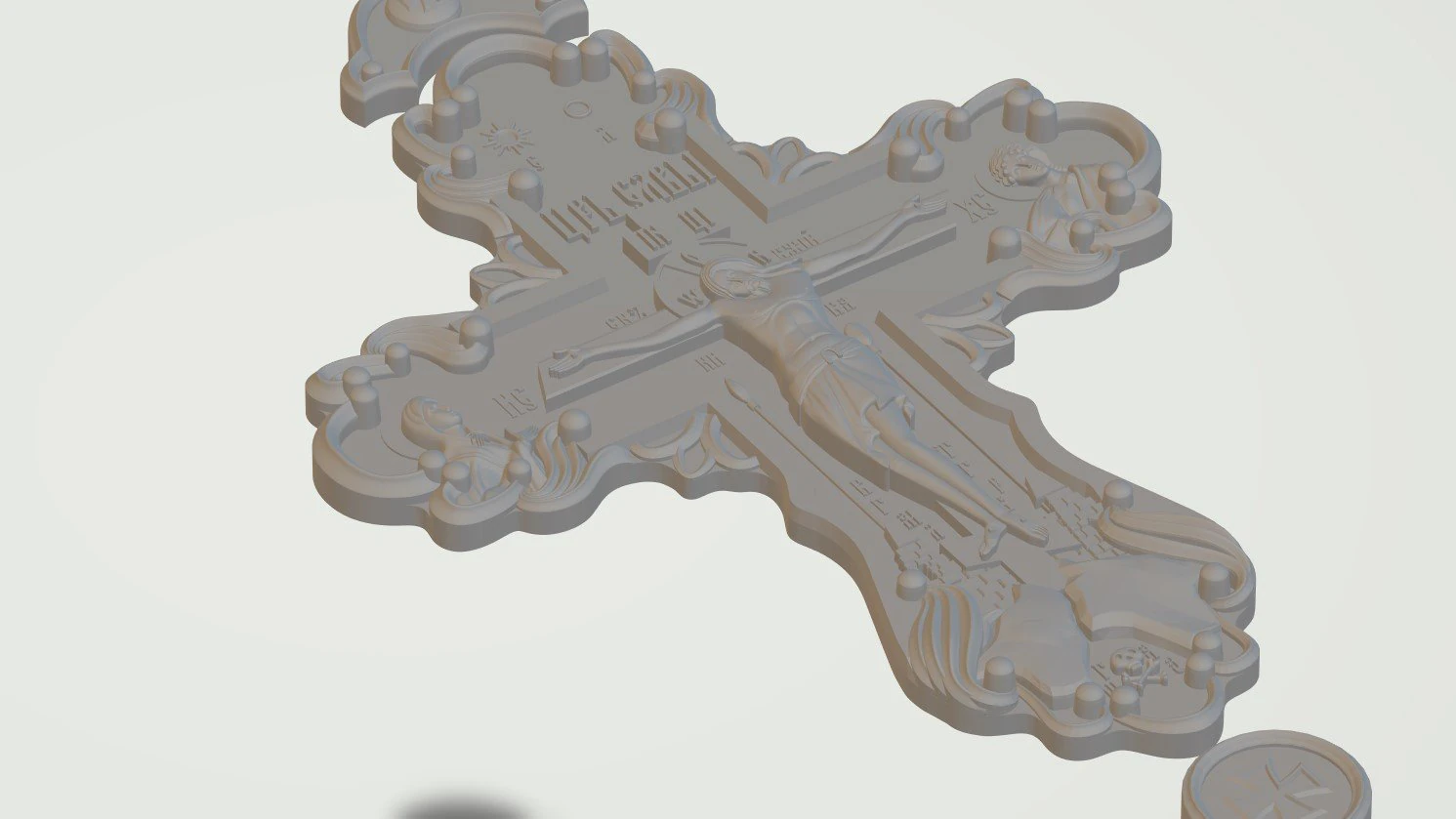 Award Cross 3D Model .c4d .max .obj .3ds .fbx .stl .blend 