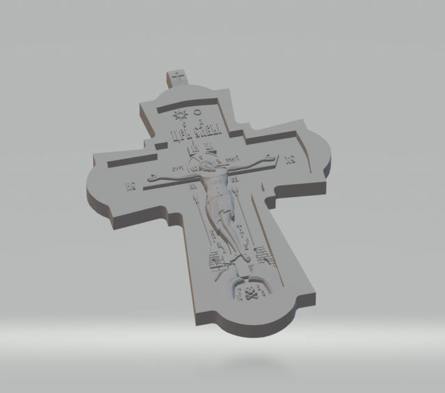 CrossP6 3D Модель .c4d .max .obj .3ds .fbx .stl .blend 