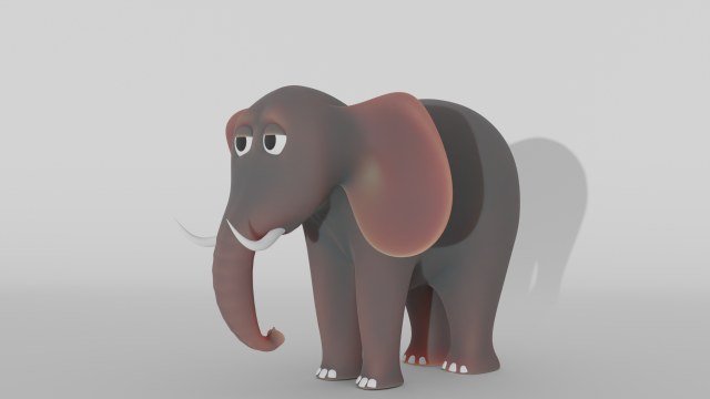 Elephant 3D Модель .c4d .max .obj .3ds .fbx .stl .blend 