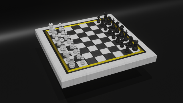 Chess 3D Model .c4d .max .obj .3ds .fbx .stl .blend 