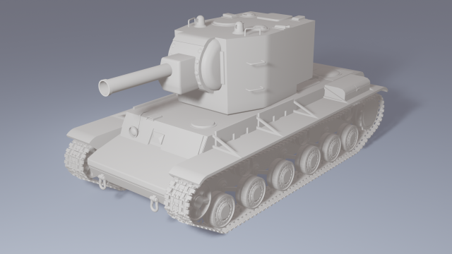 Kv-2 Modello 3D .c4d .max .obj .3ds .fbx .stl .blend