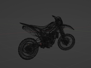 YAMAHA WR155 3D 模型