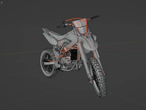 YAMAHA WR155 3D Model