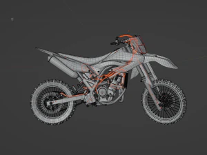 YAMAHA WR155 3D Model