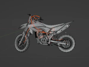YAMAHA WR155 3D Model
