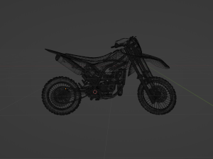 YAMAHA WR155 3D 模型