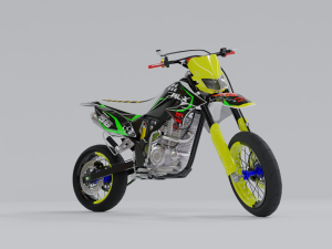 KAWASAKI KLX 2012 3D 모델