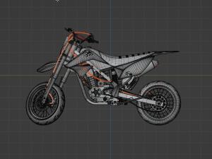 KAWASAKI KLX 2012 3D 모델