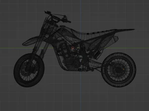 KAWASAKI KLX 2012 3D Model