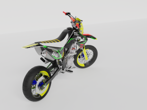 KAWASAKI KLX 2012 3D 모델