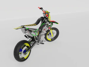KAWASAKI KLX 2012 3D Model