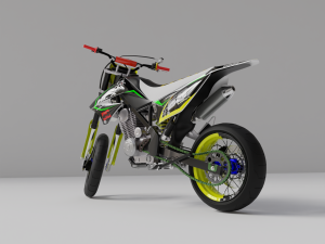 KAWASAKI KLX 2012 3D 모델