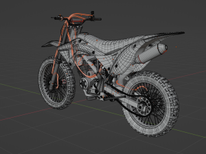 KAWASAKI KLX GORDON Modèle 3D