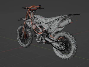 KAWASAKI KLX GORDON 3D Model