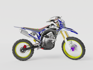 2020 Honda CRF150L 3Dモデル