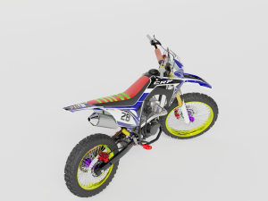 2020 Honda CRF150L 3D 模型
