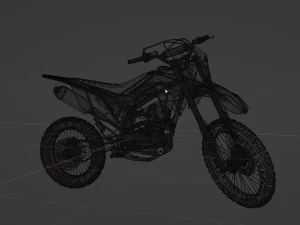 2020 Honda CRF150L 3D Model