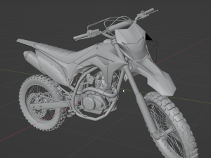 2020 Honda CRF150L 3D 模型