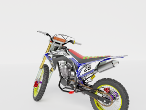 2020 Honda CRF150L 3D 模型
