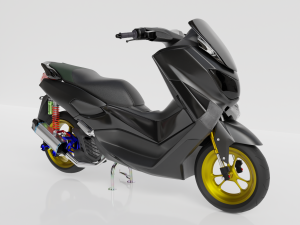 YAMAHA NMAX 2019 3D Model