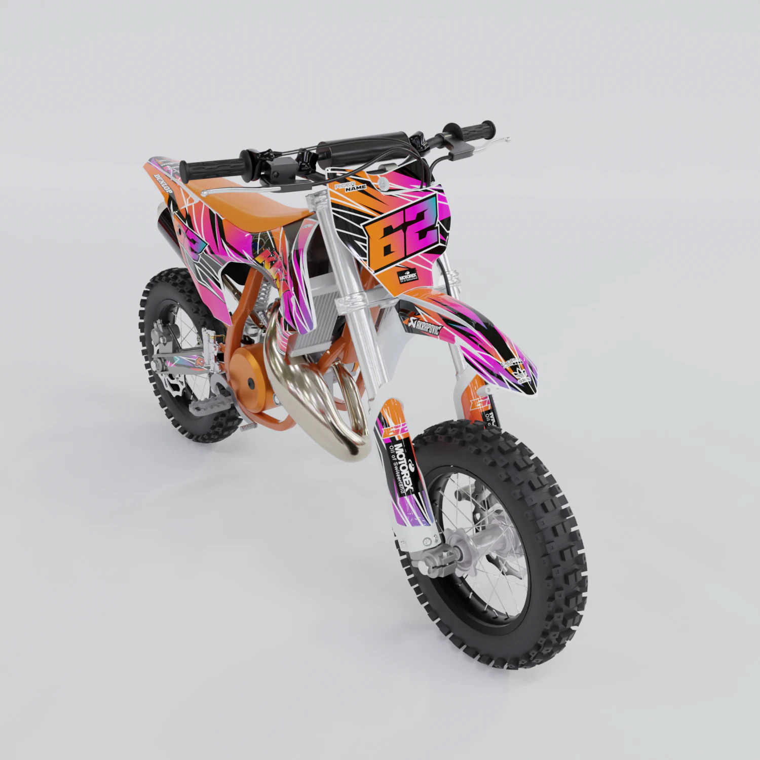 KTM50 2022 3D Model .c4d .max .obj .3ds .fbx .stl .blend 
