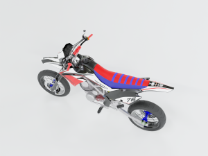 KAWASAKI KLK D TRACK 3Dモデル