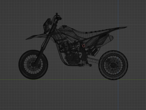KAWASAKI KLK D TRACK 3D 모델