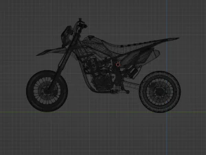 KAWASAKI KLK D TRACK 3D Model