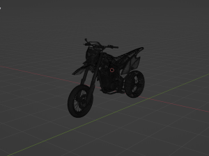 KAWASAKI KLK D TRACK 3D 모델