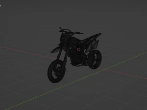 KAWASAKI KLK D TRACK 3D Model