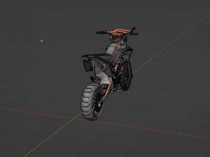 KAWASAKI KLK D TRACK 3D Model