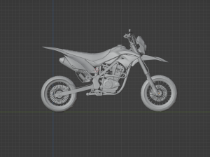 KAWASAKI KLK D TRACK 3D 모델